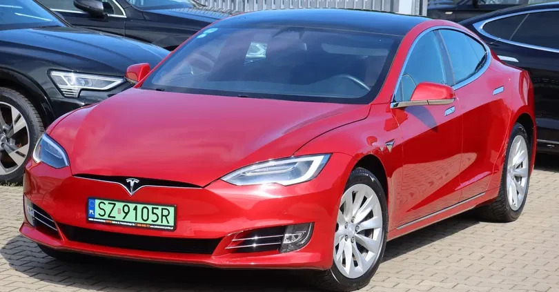 samochody osobowe Tesla Model S cena 161007 przebieg: 115000, rok produkcji 2018 z Polanica-Zdrój